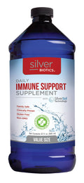 Silver Biotics Advanced Silver Technology with SilverSol Ag4O4 10 PPM – 32 Fl Oz (Pack of 2) | Immune Support