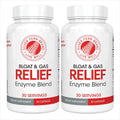 Silver Fern Bloat & Gas Relief Digestive Enzyme Blend - 60 Servings (2 Bottles) with Tolerase L & Pectinase