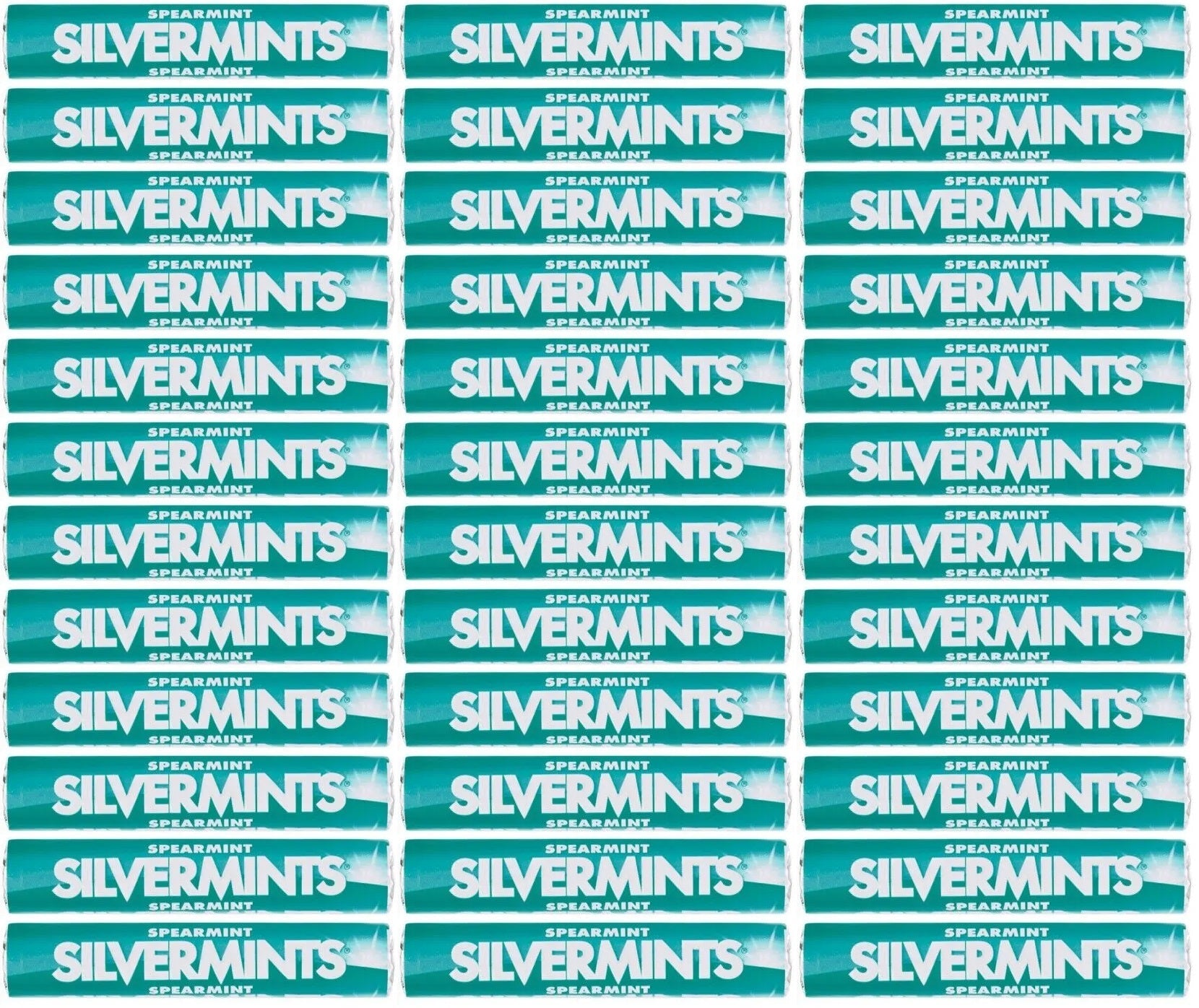 36 x Silvermints Spearmint Flavoured Sweets 30G