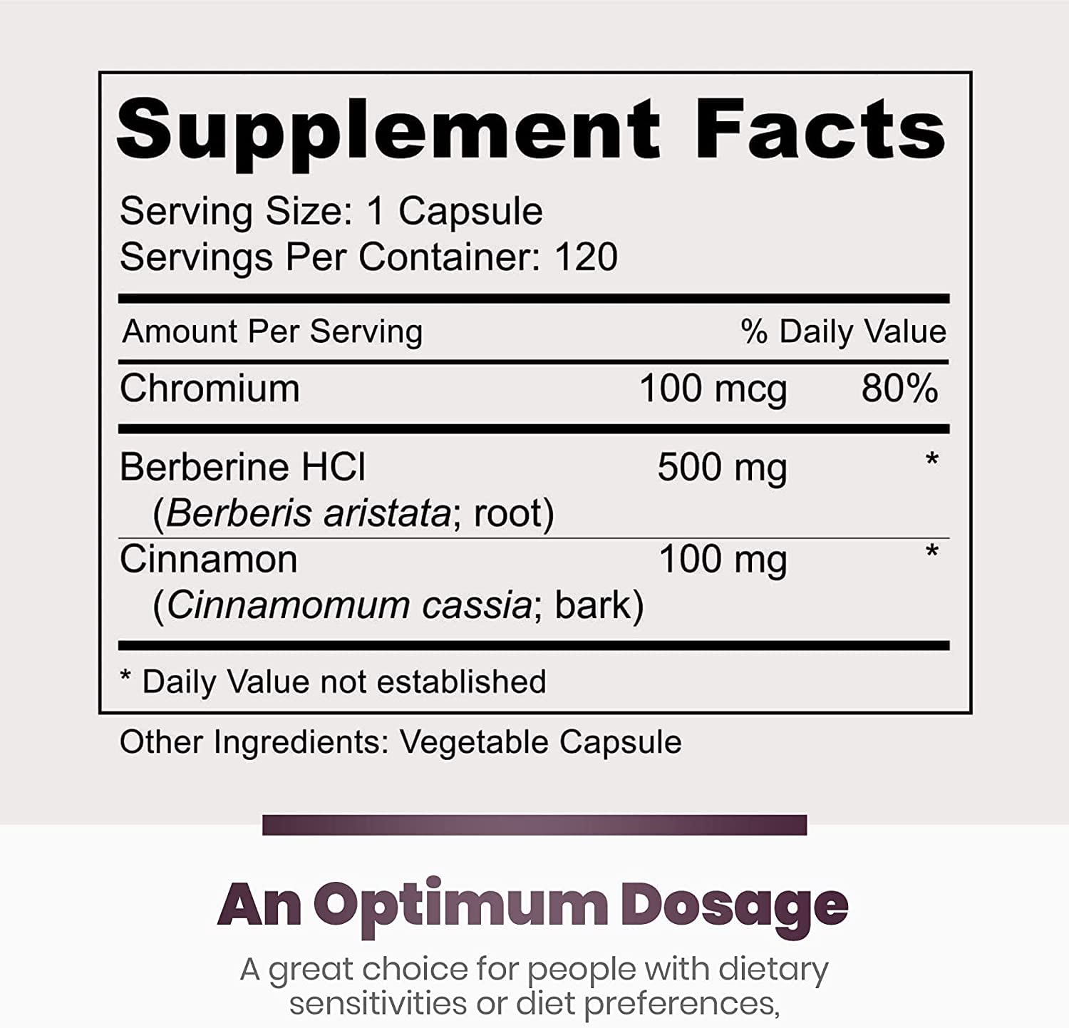Simply Natures Pure Berberine HCl 500mg – 120 Capsules (Pack of 2) | Cardiovascular & GI Support