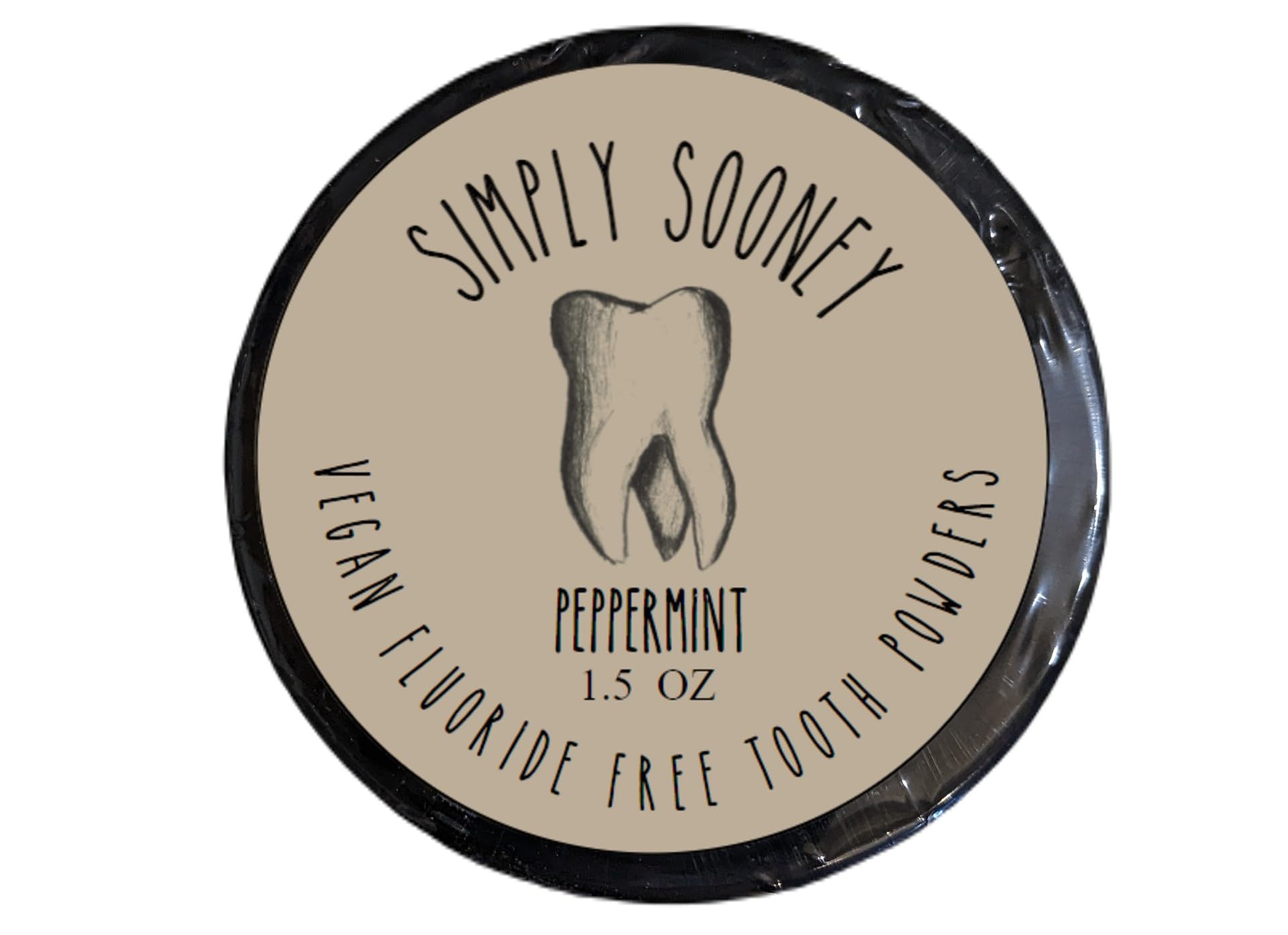 Simply Sooney Fluoride-Free Remineralizing Toothpaste Powder – Vegan Gluten-Free 1.5oz