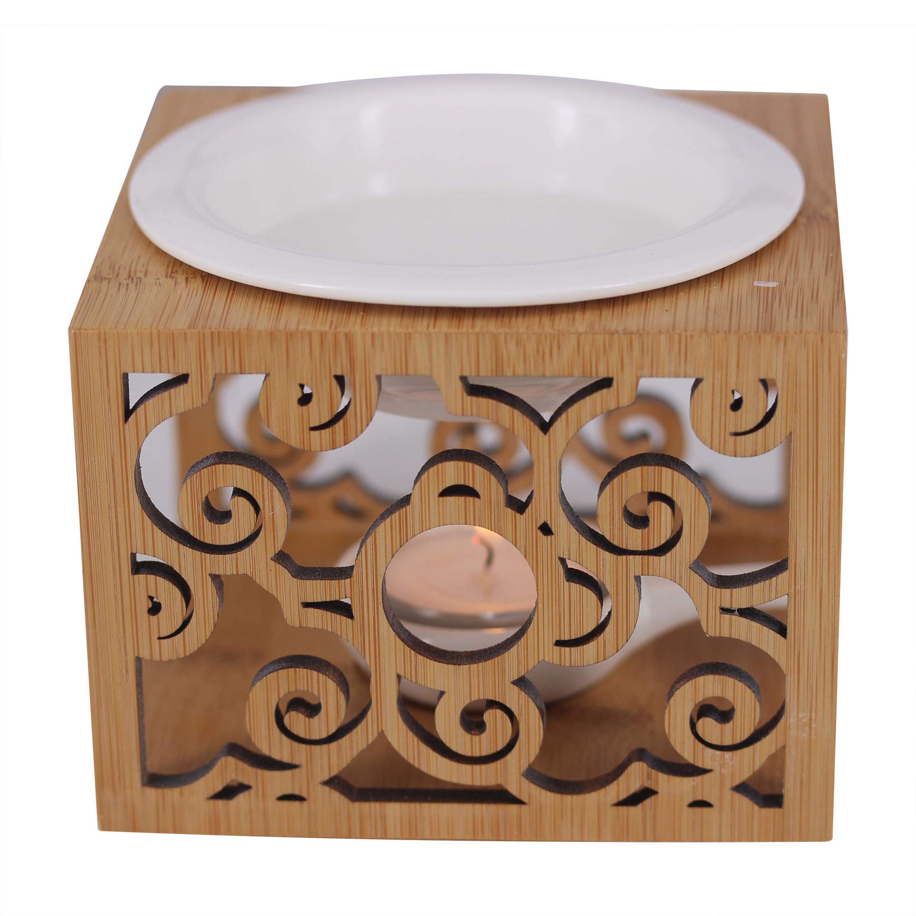 Singeek Ceramic Oil Burner Diffuser – Auspicious Cloud Design