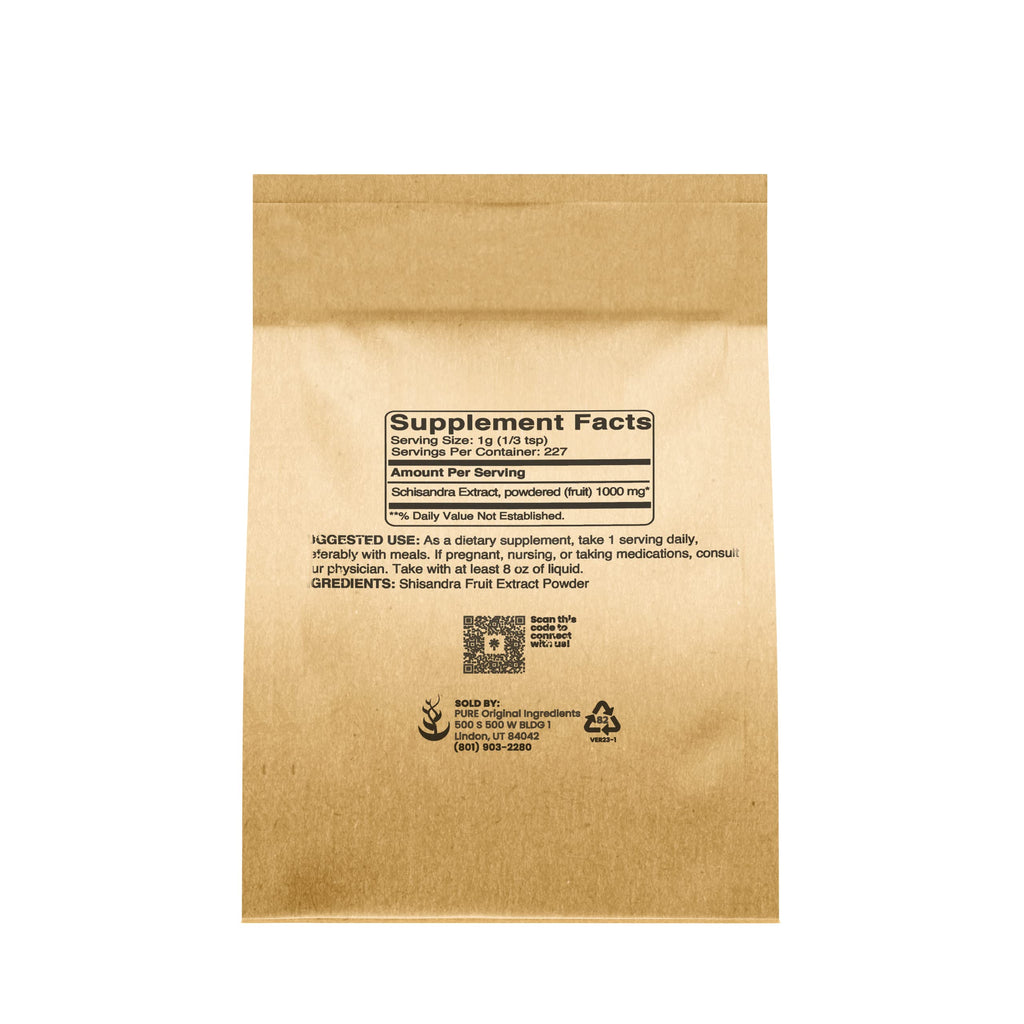 Pure Schisandra Extract Powder (8 oz) – Non-GMO, Gluten-Free