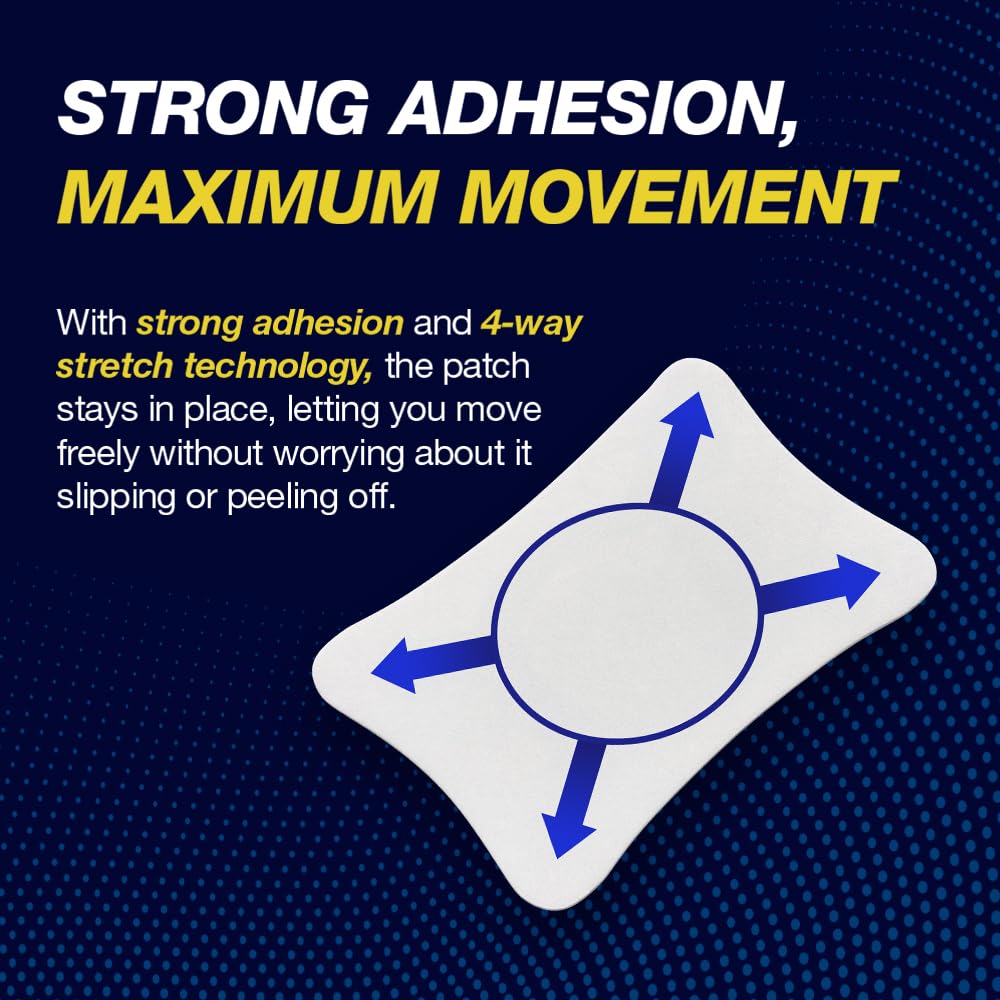 SINSINPAS AREX Cool & Hot Pain Relieving Patch – Medium, 20 Pack (200 Patches Total)