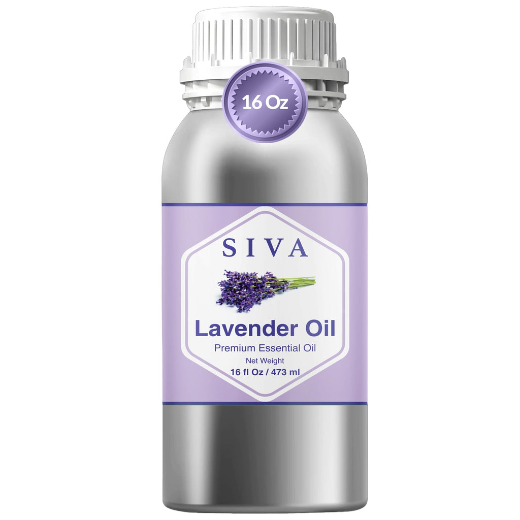 Siva Lavender Essential Oil 16 Oz – 100% Natural | Diffuser, Skin & Hair Care