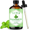 Siva Peppermint Essential Oil - 4 oz | 100% Natural, Diffuser & Skincare