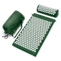 Sivan Back & Neck Pain Relief Acupressure Mat & Pillow Set – Green