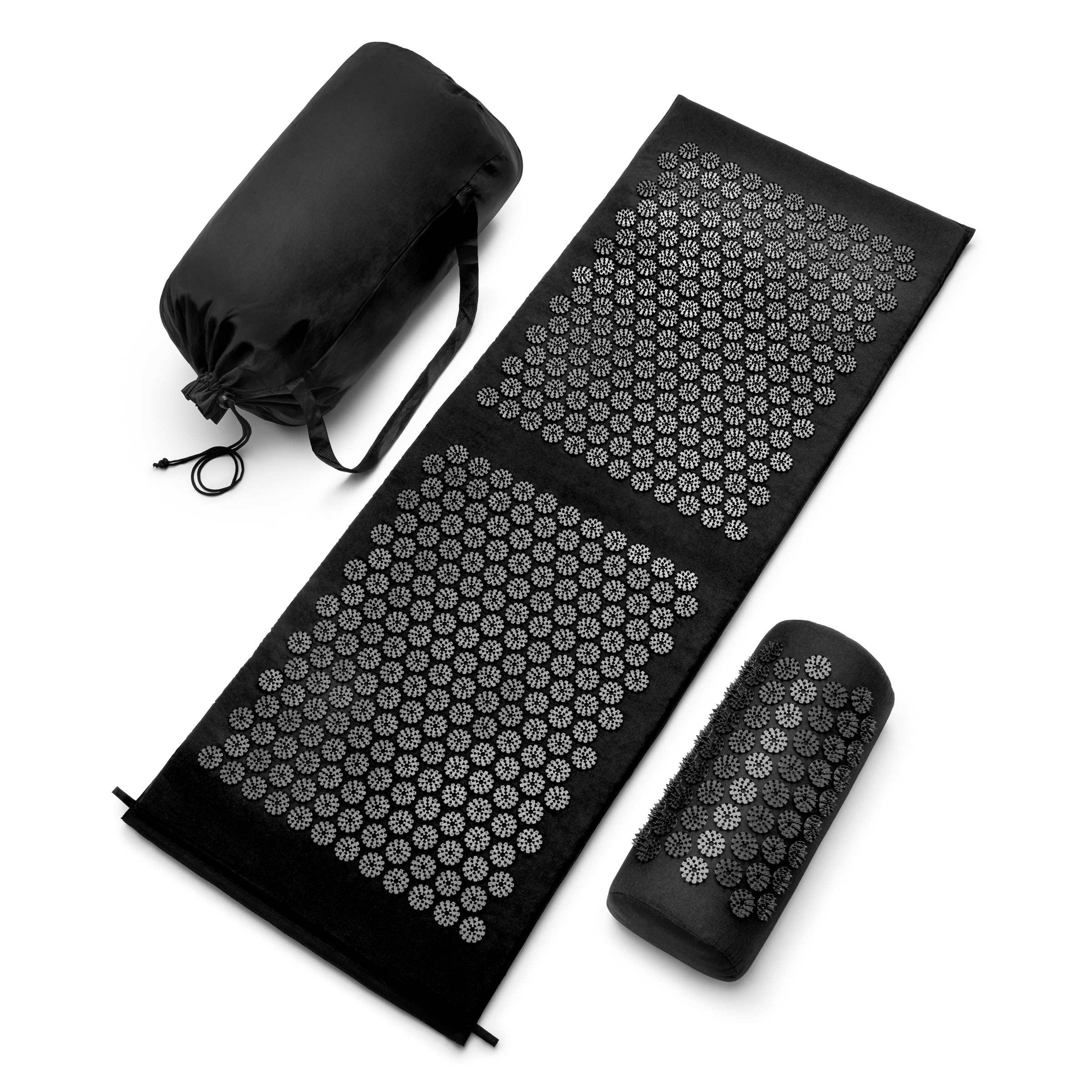 Sivan Health & Fitness Acupressure Mat & Pillow Set – Stress Relief, Back & Neck Pain