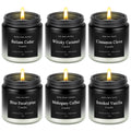 6 Pack Men Candles – Soy Wax, 200-Hour Long Lasting Gift Set