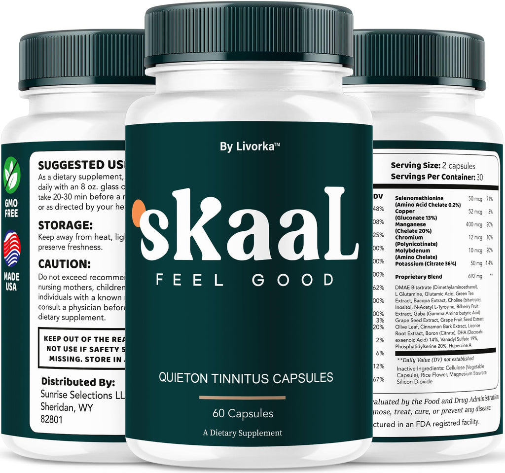 (3 Pack) Skaal Capsules – Tinnitus Support & Wellness