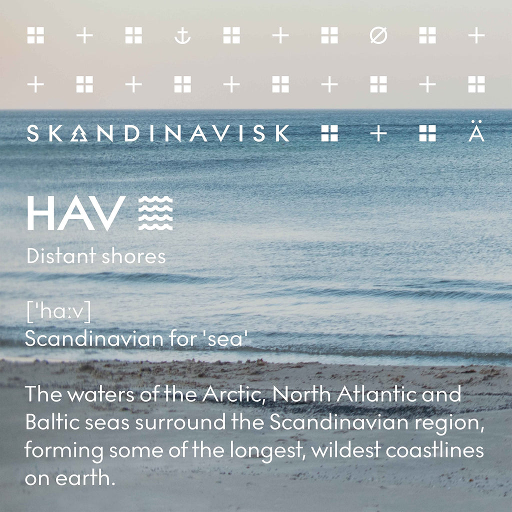 Skandinavisk HAV Sea Scent Diffuser with 8 Reeds – 3 Months