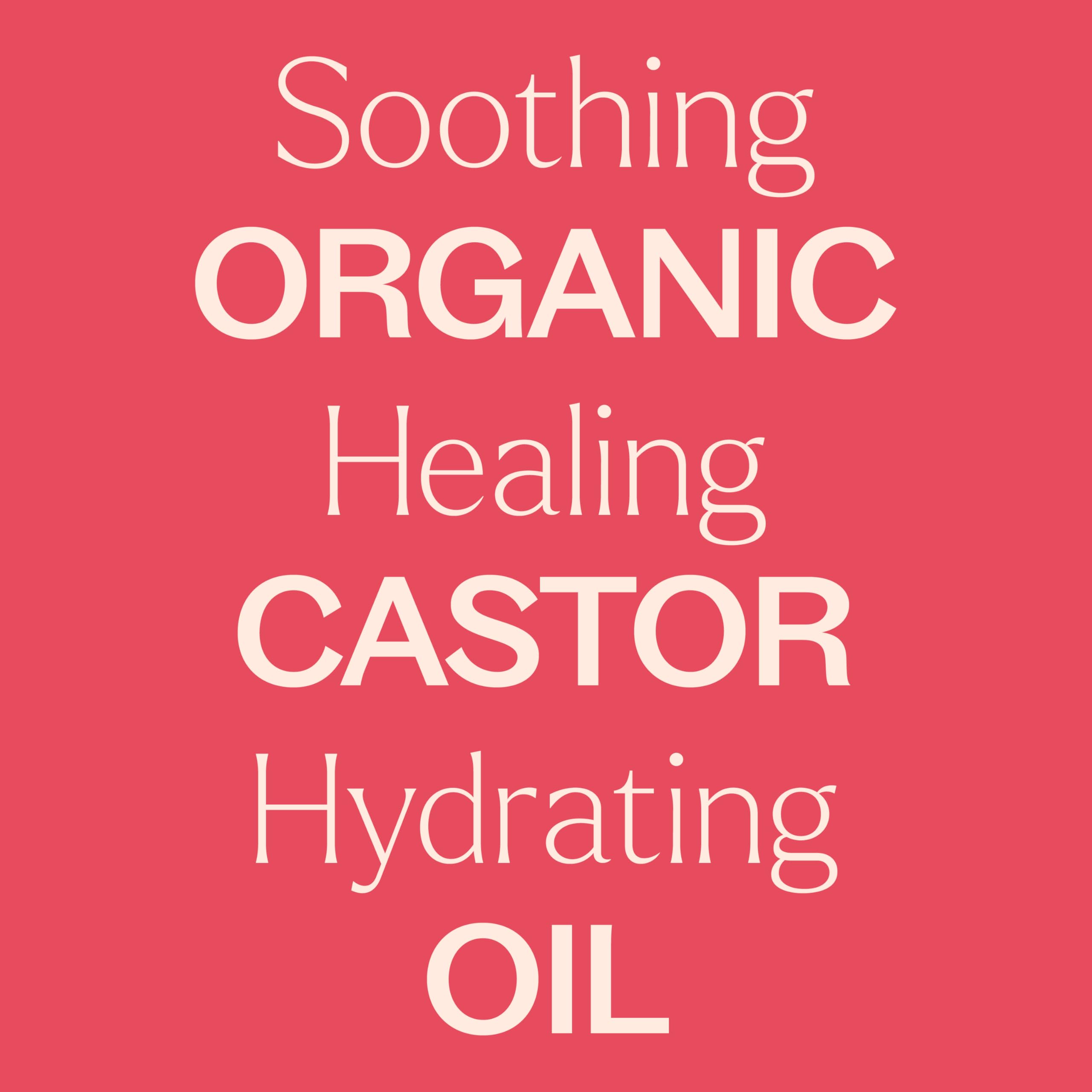 Plant Therapy Organic Castor Oil 4oz – Cold-Pressed, Hexane-Free, USDA Organic