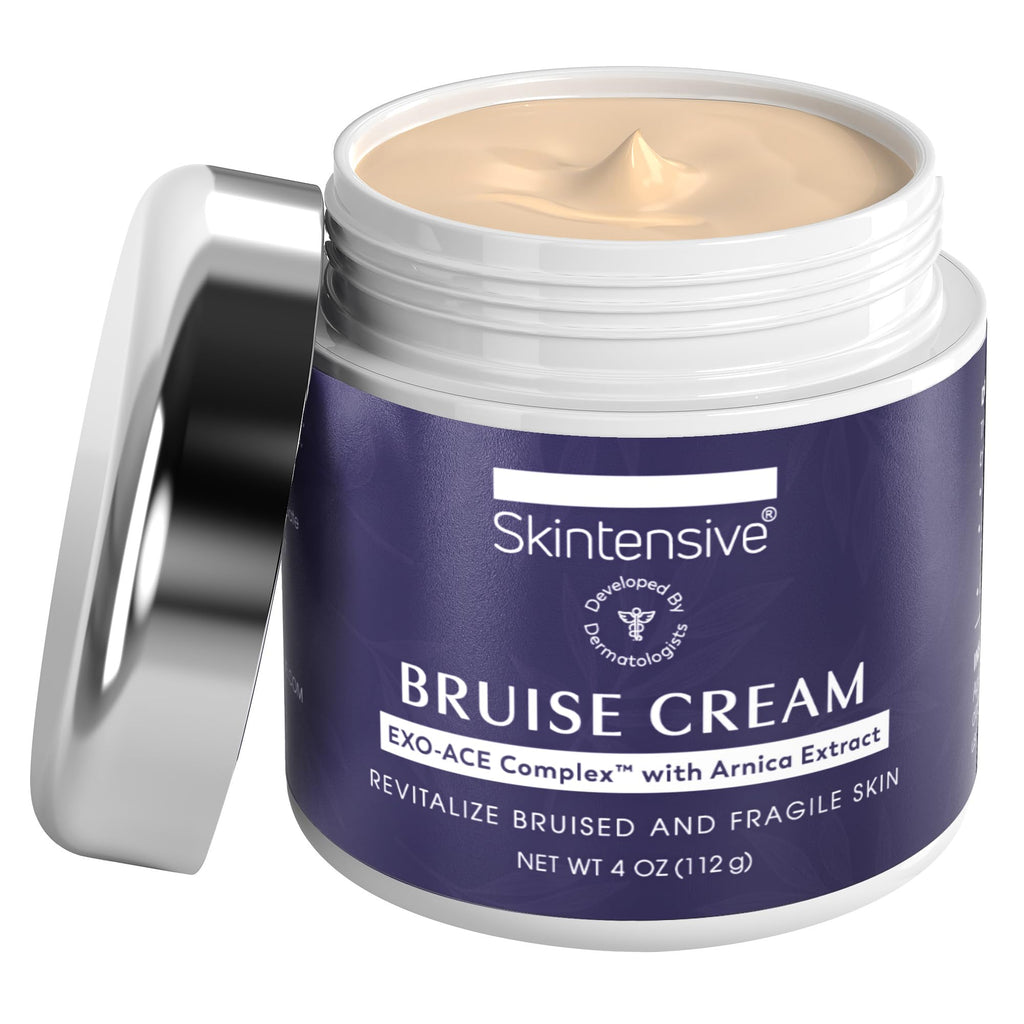 SKINTENSIVE Arnica Bruise Cream for Thin Skin – Moisturizing with Vitamins K, C & E (4 oz)