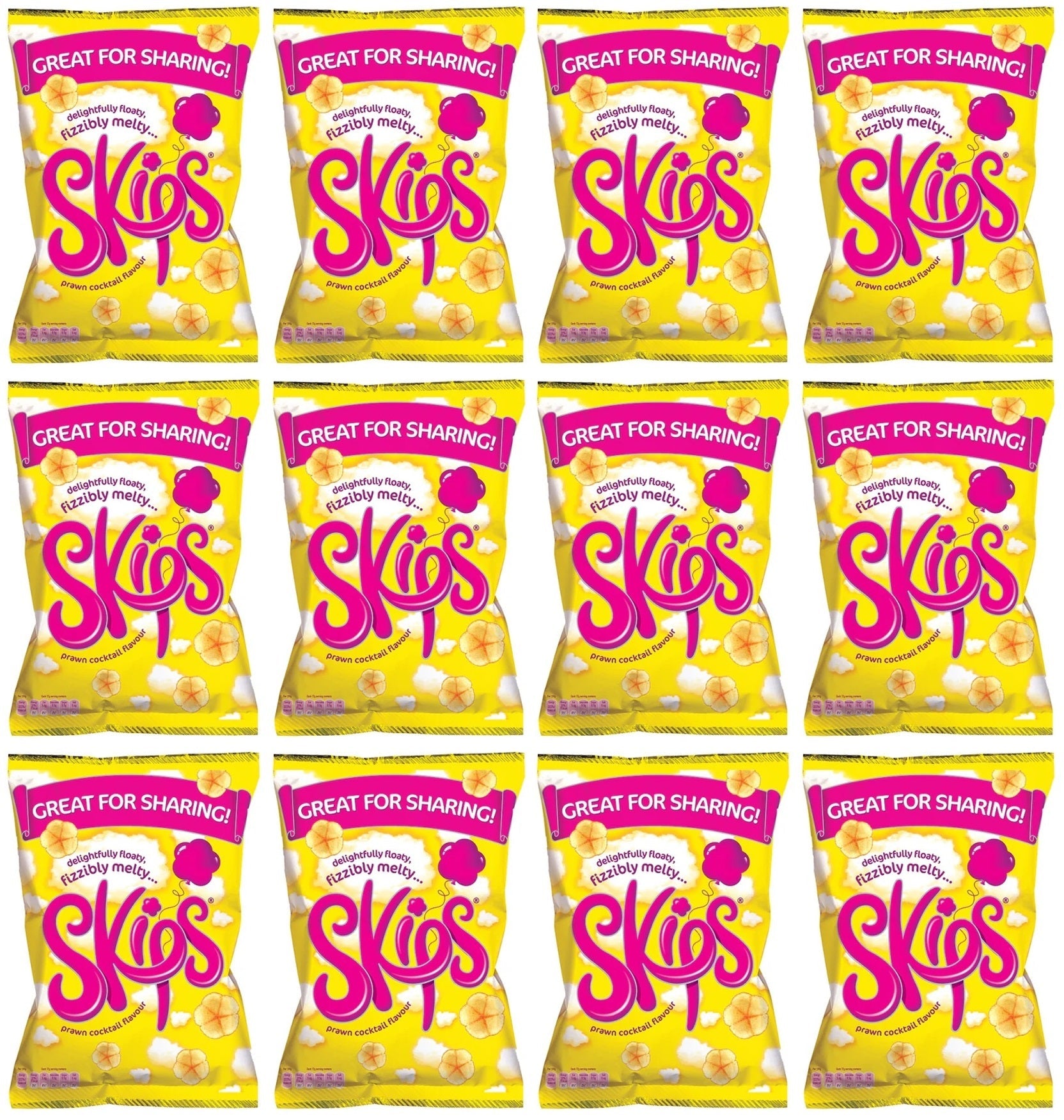 12 x Tayto Skips Prawn Cocktail Flavour 95G