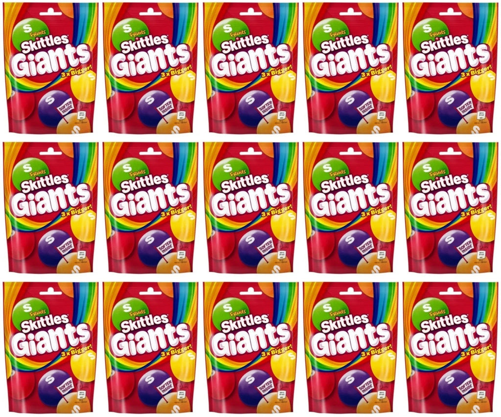 15 x Skittles Fruits Giants 132G