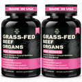 SKLIA Beef Organ Supplement for Women — Grass-Fed NZ Liver, Kidney, Heart, Uterus & Ovary for Energy & Wellness