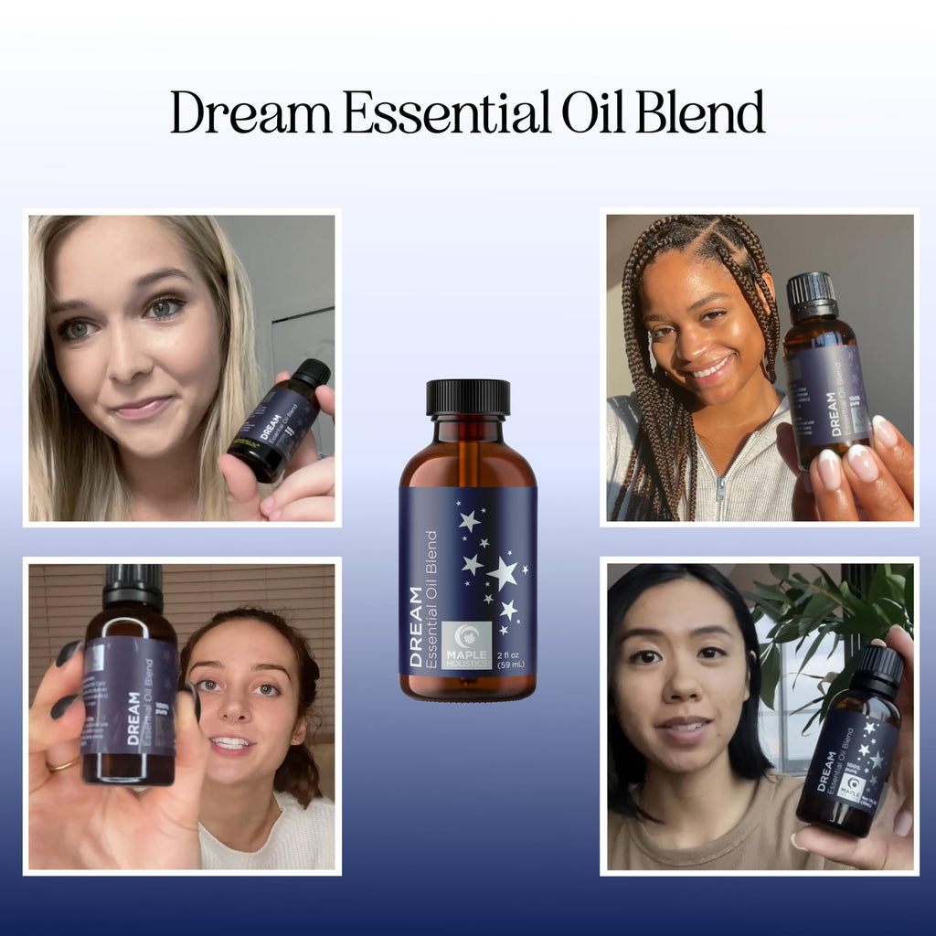 Sleep Essential Oil Blend for Diffuser – Dream Essential Oils with Lavender, Chamomile, Clary Sage & Ylang-Ylang (2 oz)