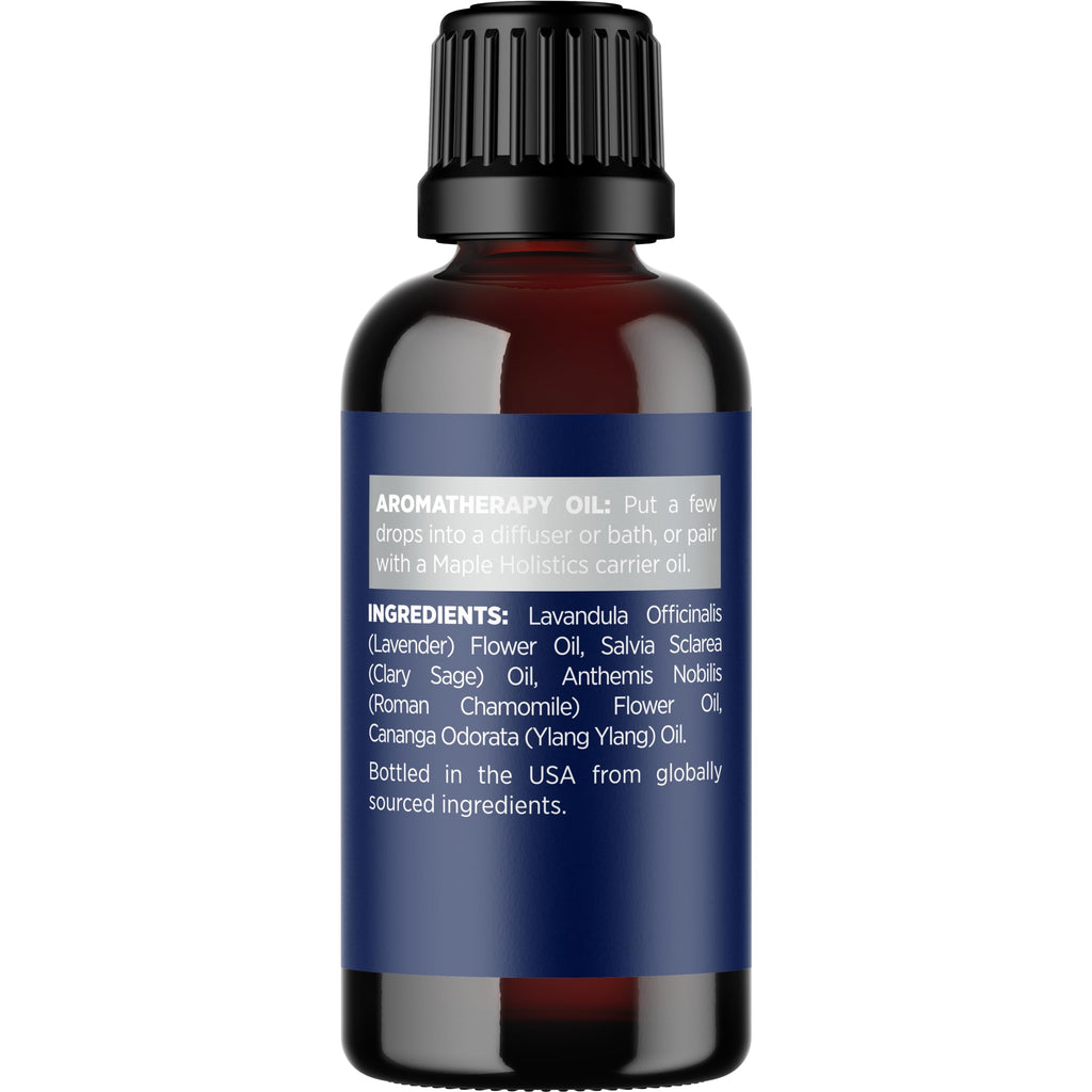 Sleep Essential Oil Blend for Diffuser | Dream Essential Oils – Clary Sage, Ylang-Ylang, Roman Chamomile & Lavender (1 Fl Oz)