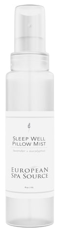 Sleep Well Eucalyptus + Lavender Pillow Mist – 4 fl oz | European Spa Source