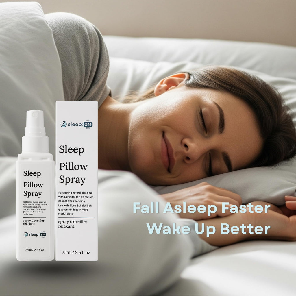 Sleep ZM Lavender Pillow Sleep Spray – Calming Aromatherapy for Deep Sleep (2.5 fl oz)
