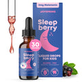 SleepBerry Kids Liquid Melatonin – Natural Sleep Aid with Elderberry & Vitamin D (1 fl oz)