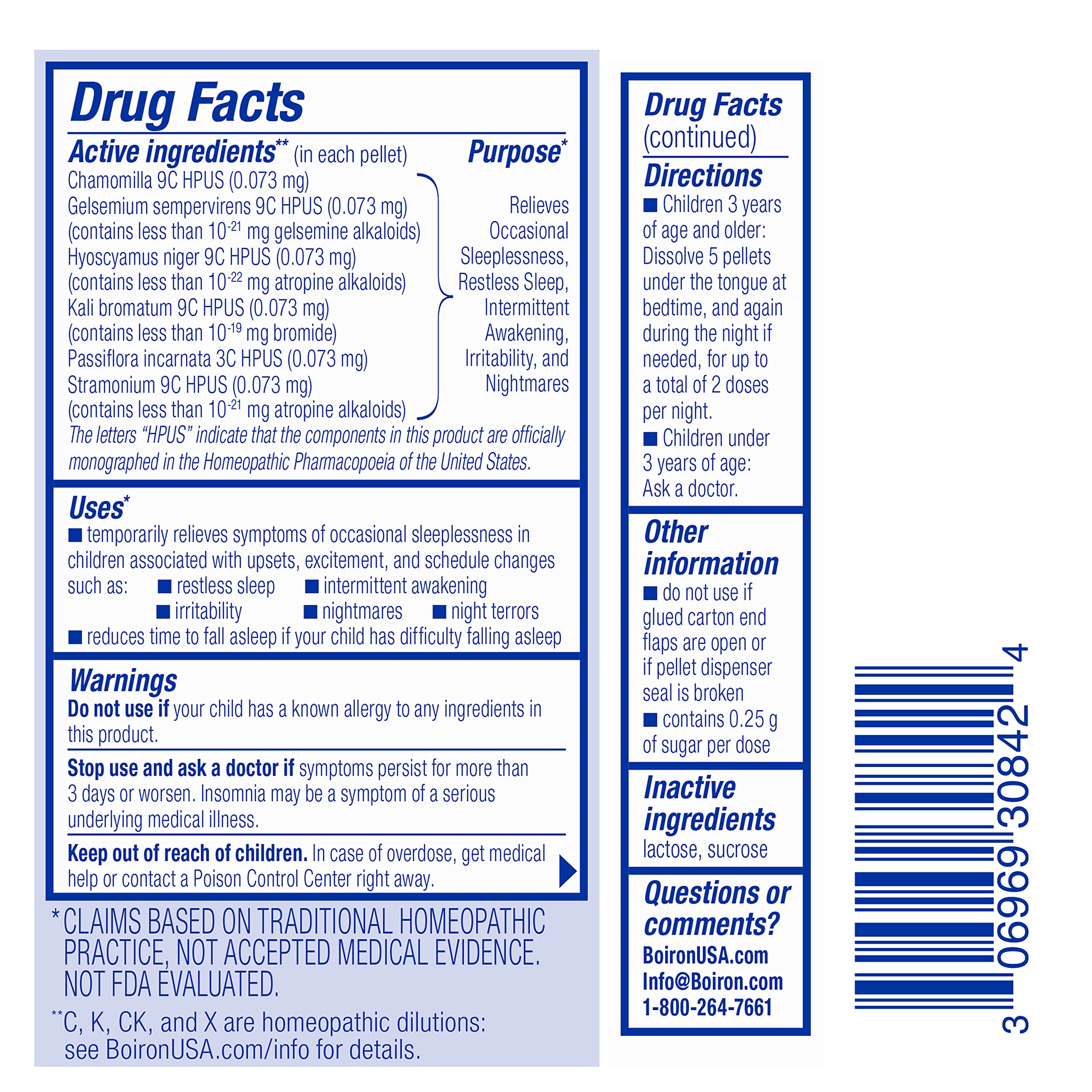 SleepCalm Kids Sleep Aid - Melatonin-Free, Non Habit-Forming | 80 Pellets per Tube, 4 Tubes