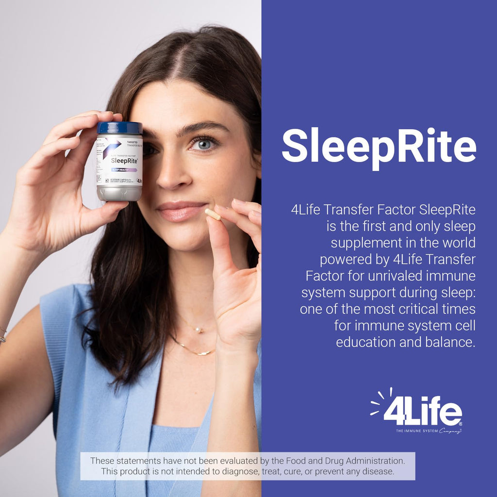 4Life Transfer Factor SleepRite: Immune & Sleep Support with GABA & Melatonin