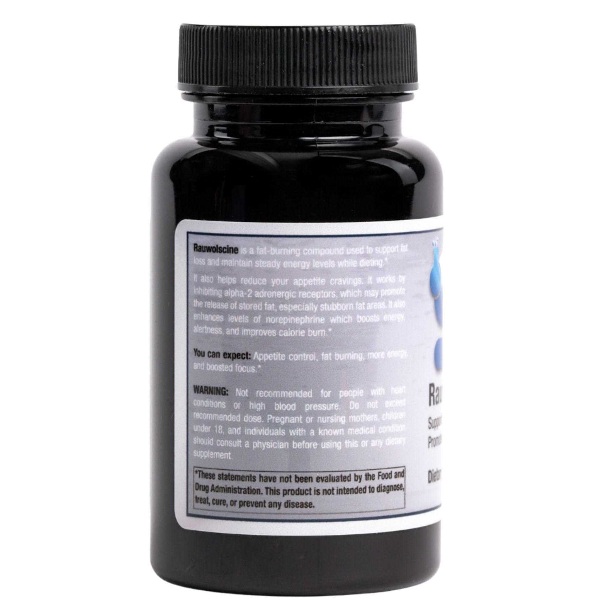 Slim Science Rauwolscine Yohimbine HCL 3mg - 90 Vegetarian Capsules