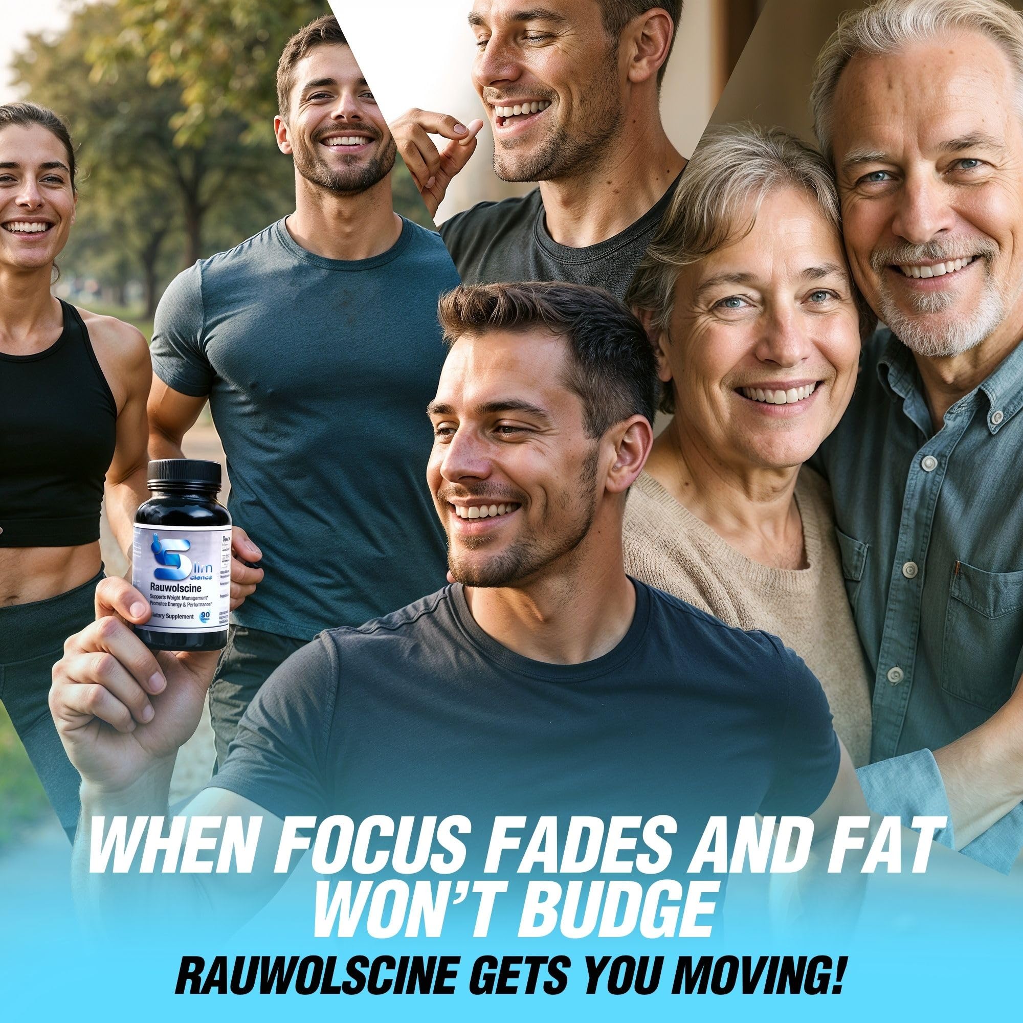 Slim Science Rauwolscine Yohimbine HCL 3mg - 90 Vegetarian Capsules