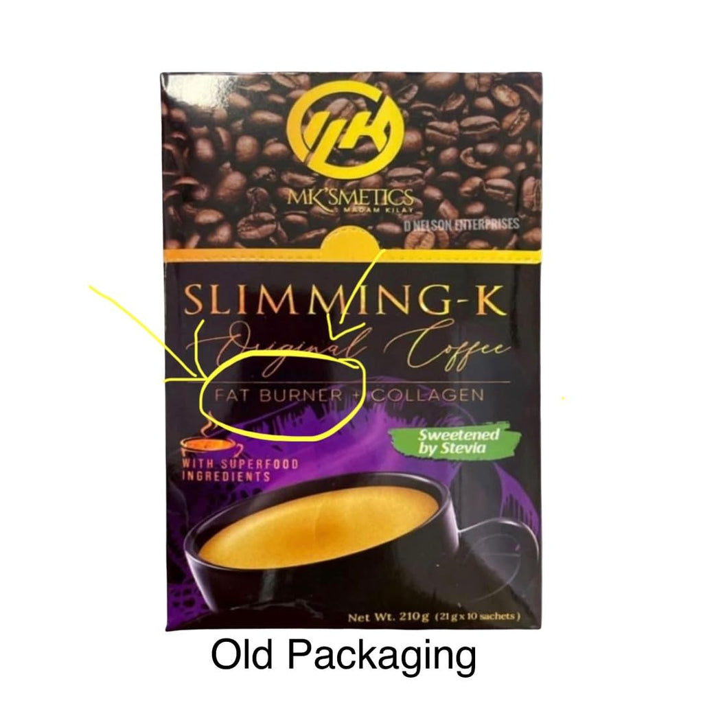 Slimming-K Coffee by Madam Kilay – Fat Burner + Collagen (21g), 10 Count (Pack of 1)