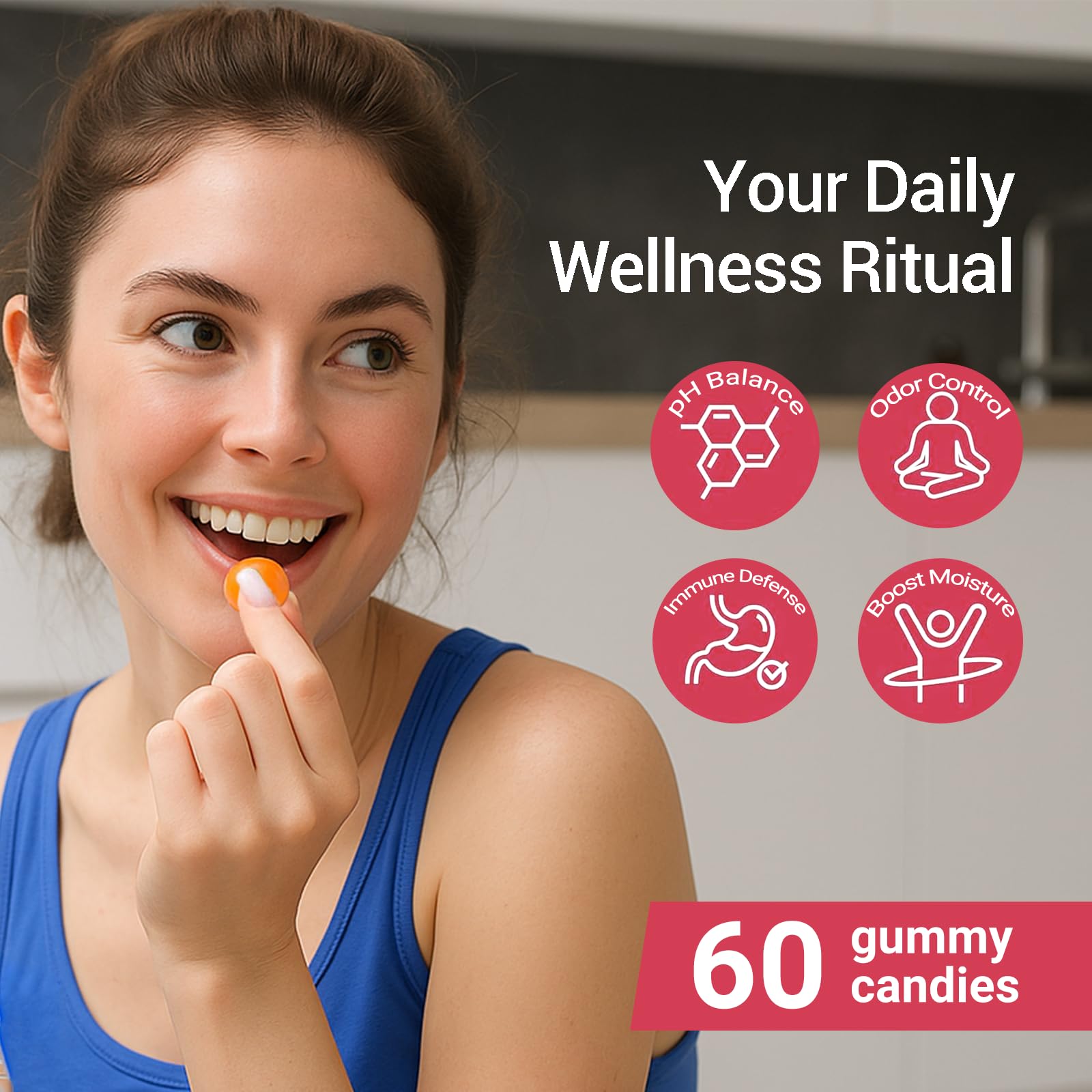 Slippery Kitty Gummies – Feminine Probiotic + Moisture Gummies | pH Balance & Gut Health