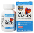 Slo-Niacin 500 mg Niacin (Vitamin B3) – Slow Release 100 Capsules | Heart Health, Energy & Skin