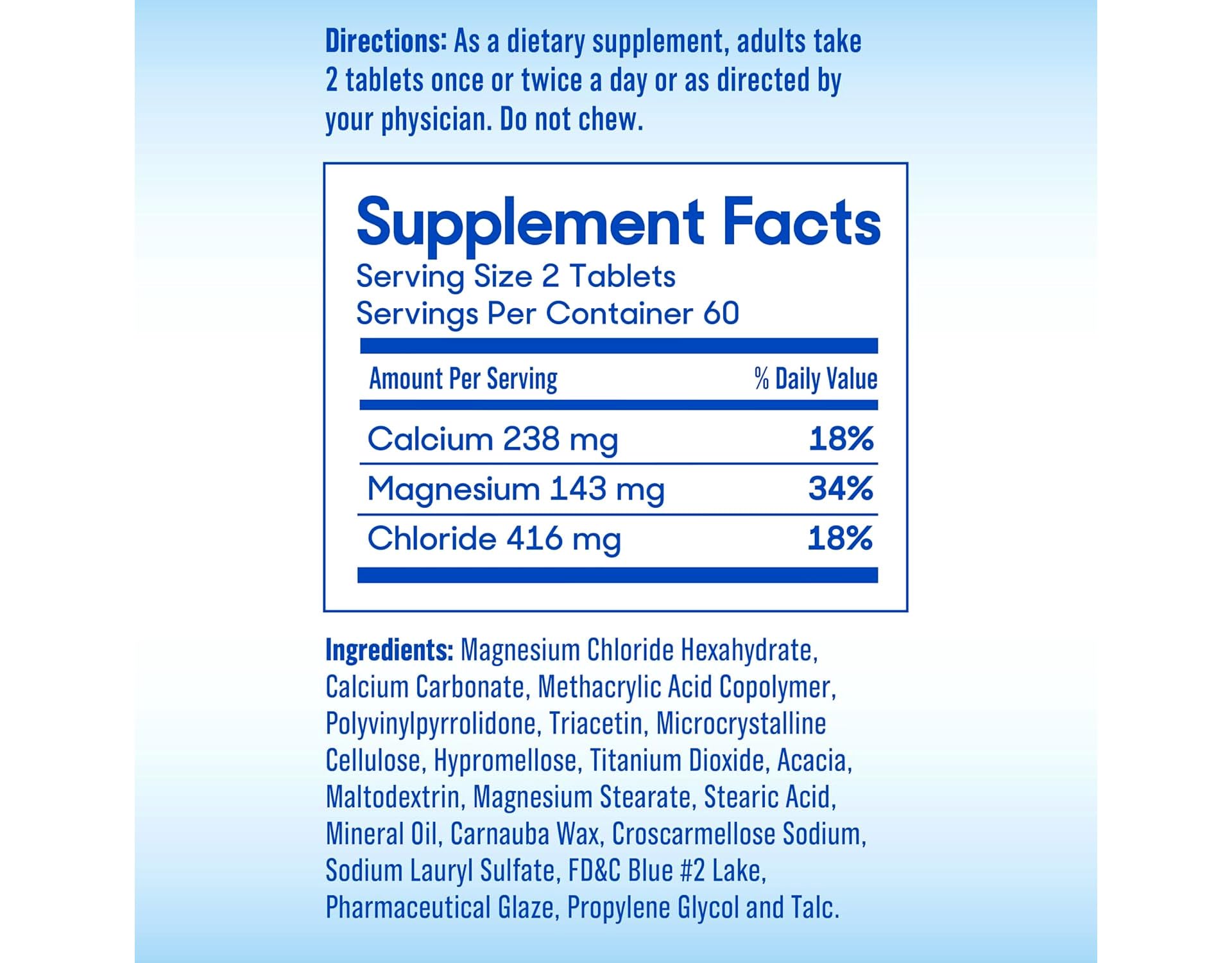Slow-Mag Magnesium Chloride and Calcium, 60 Tablets Each (Value Pack of 3)
