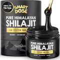 Smart Dose Pure Himalayan Shilajit Resin – 85% Fulvic Acid, 125 Servings, Medium Jar | Lab-Tested in USA