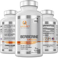 Smart Nutra Labs Berberine HCL 1200mg - 180 Vegan Capsules | Non-GMO, Gluten Free