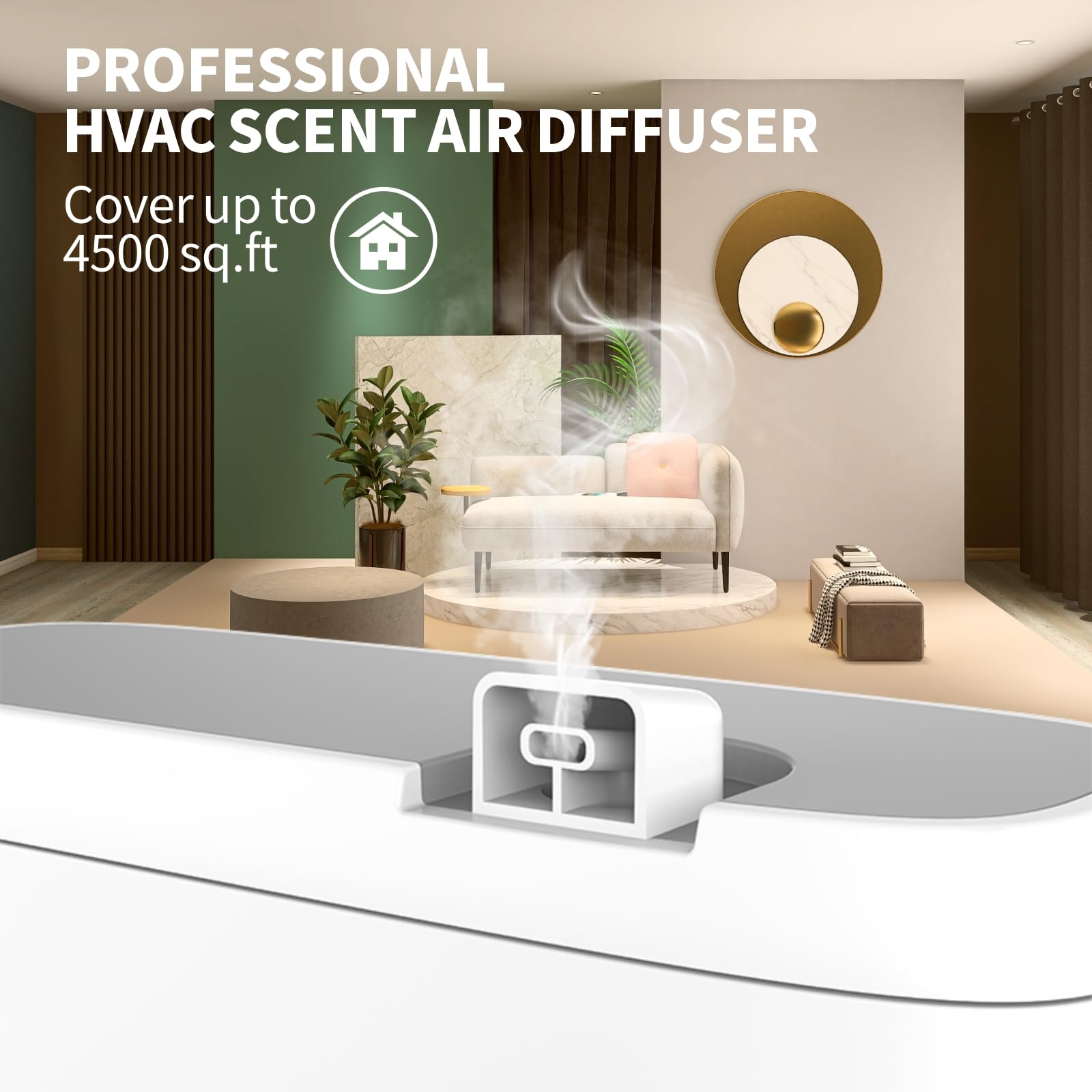 Smart Scent Air Machine for Home, Hotel, Spa & Office | 850ml Waterless Diffuser up to 4500 Sq Ft