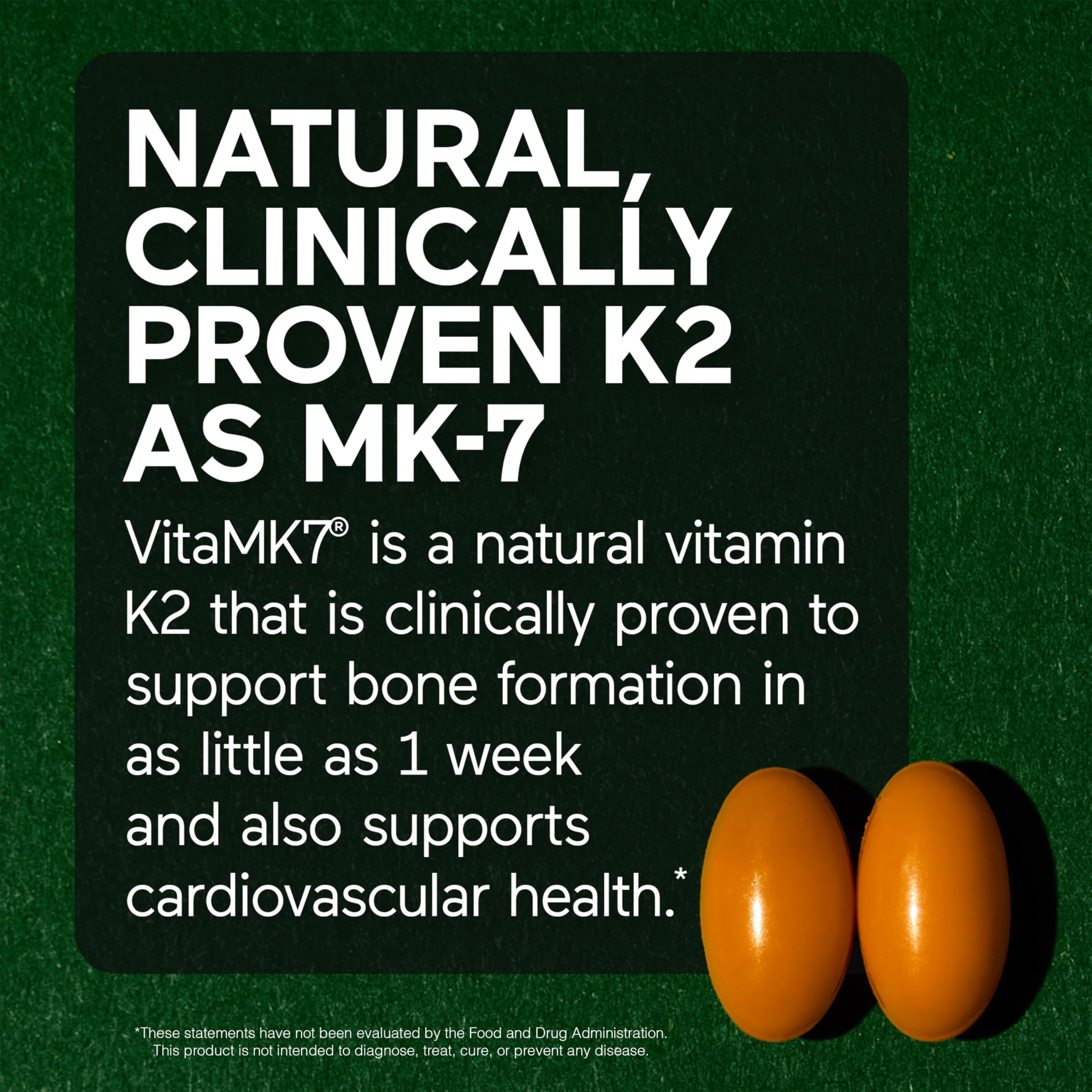 SMARTERNUTRITION Vegan Vitamin D3 5000 IU + Vitamin K2 1100 mcg – Organic Coconut & Olive Oil Softgels (180) 90 Day Supply