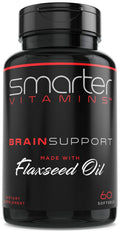 Smarter Brain Support Nootropic Supplement – Alpha-GPC, L-Tyrosine, ALCAR | 60 Softgels