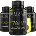 SmarterVitamins D3 5000 IU Avocado Oil — 3 Pack (270 Mini Softgels)