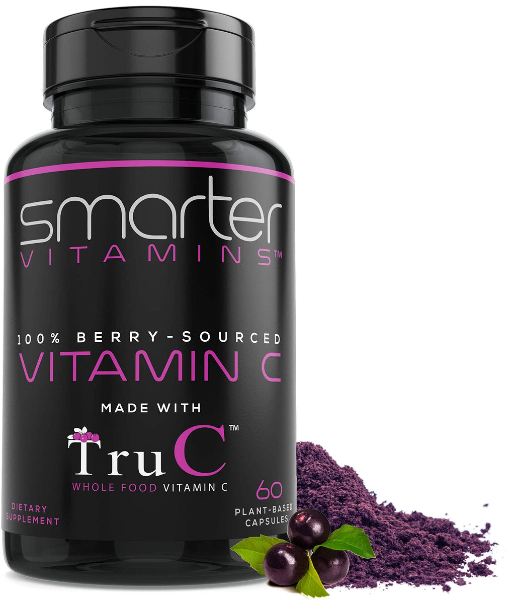 Smarter Raw Whole-Food Vitamin C from Berries – 60 Vegan Capsules