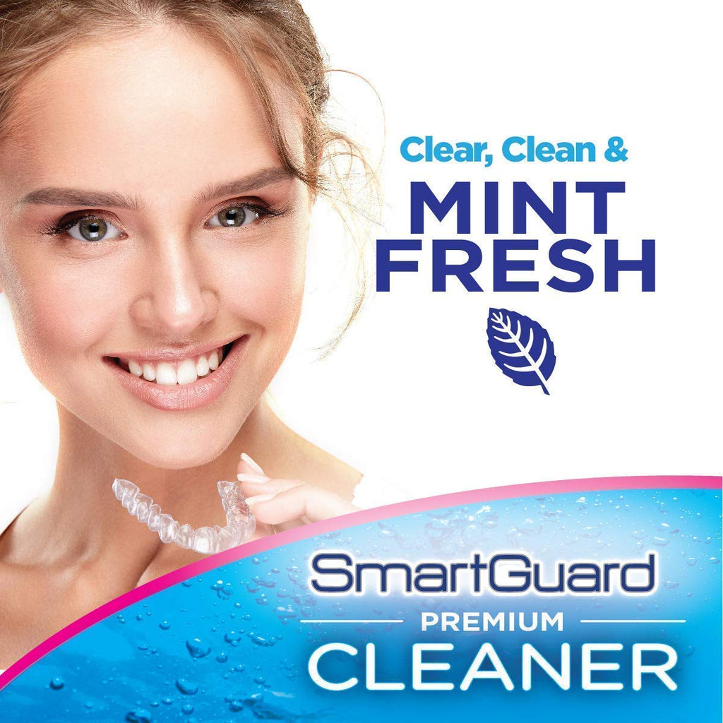 SmartGuard Premium Cleaner Crystals – 110 Cleanings | Dentures, Clear Braces & Mouth Guards