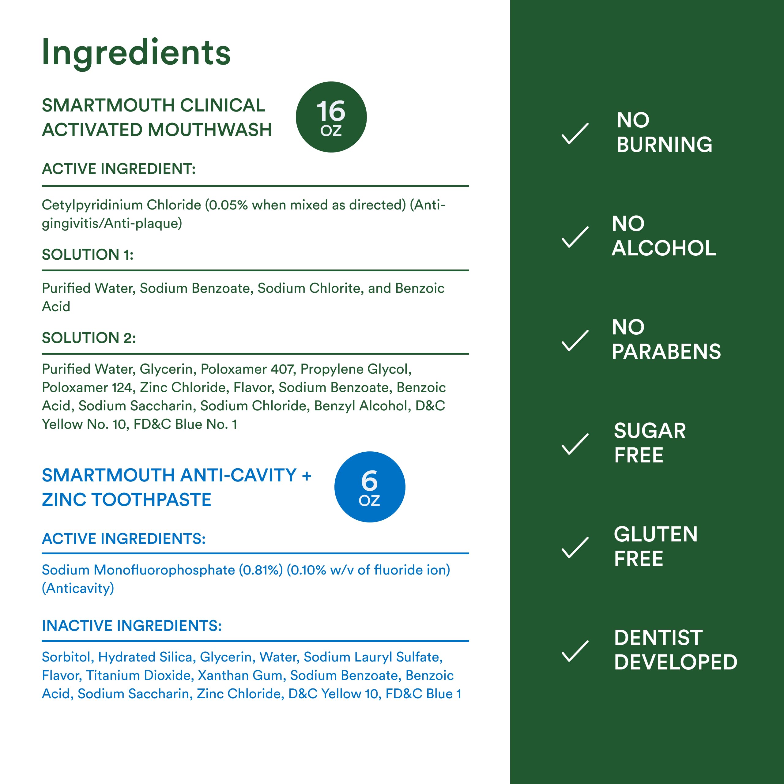 SmartMouth DDS Activated Mouthwash & Toothpaste – Bad Breath & Gum Health