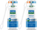SmartMouth DDS Activated Clinical Mouthwash with Tongue Cleaner – Fresh Breath, Gum Health (16 oz x2)
