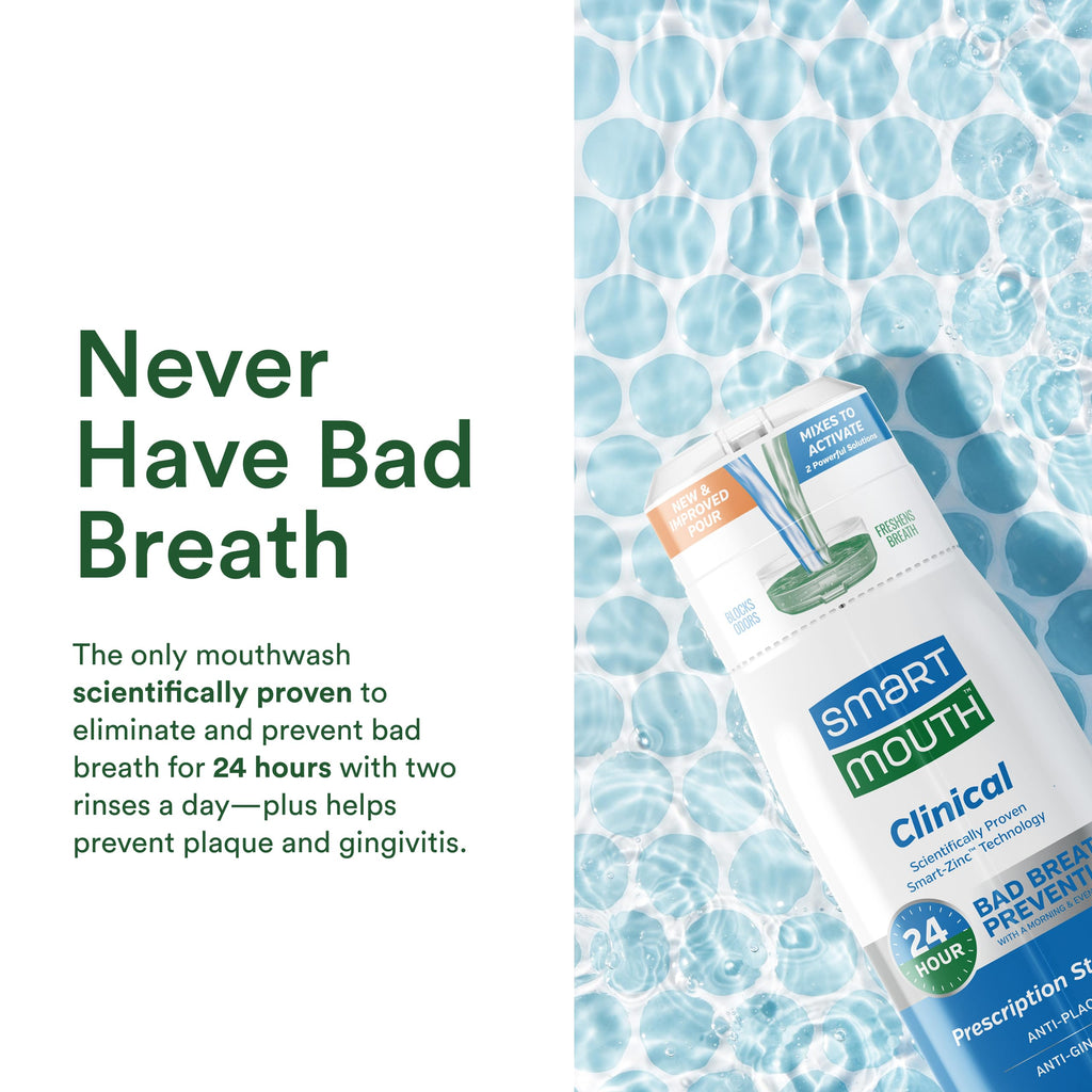SmartMouth DDS Activated Mouthwash & Toothpaste – Bad Breath & Gum Health
