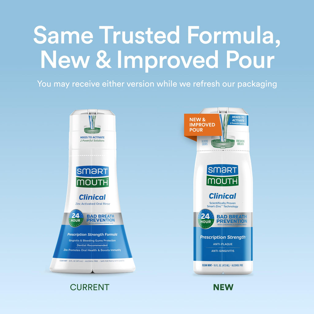 SmartMouth DDS Activated Mouthwash & Toothpaste – Bad Breath & Gum Health