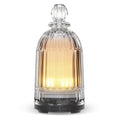 Smartwell 120ml Glass Diffuser - Ultrasonic Aroma Diffuser, 7-Color LED, Auto Shut-Off (Black Bottom)
