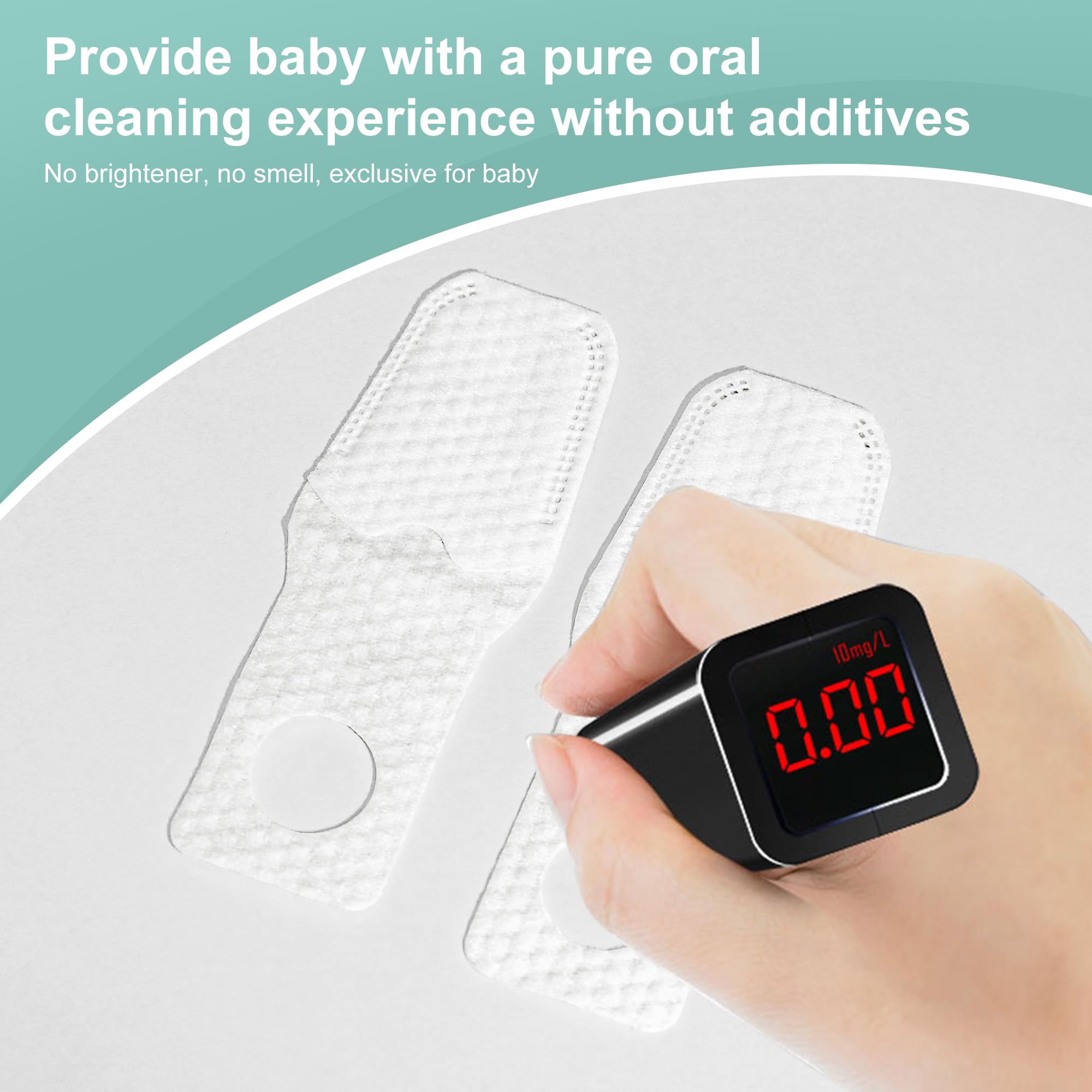 SmilBoxy 35PCS Finger Cots: Baby Mouth & Tongue Cleaner for 0-36 Months