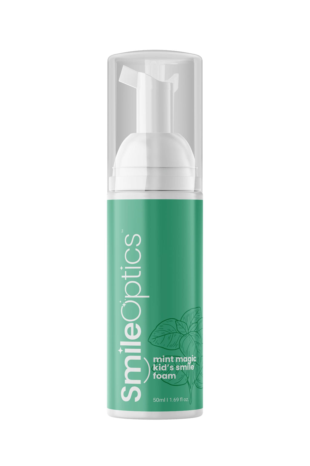 Smile Optics Mint Magic Kids' Foam SmilePaste - Fluoride-Free Kids' Toothpaste