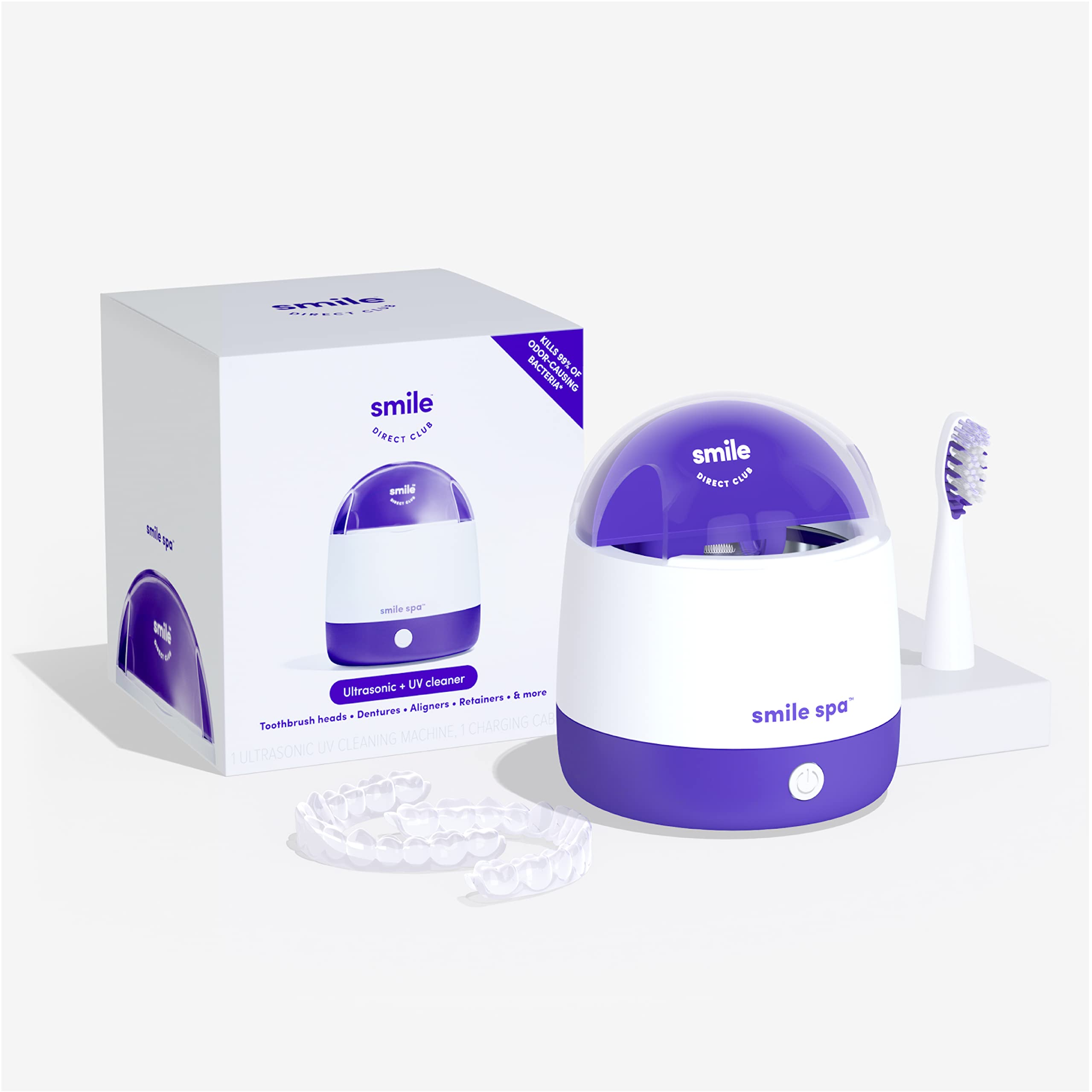 Smile Spa Ultrasonic & UV Cleaner for Aligners, Retainers | SmileDirectClub