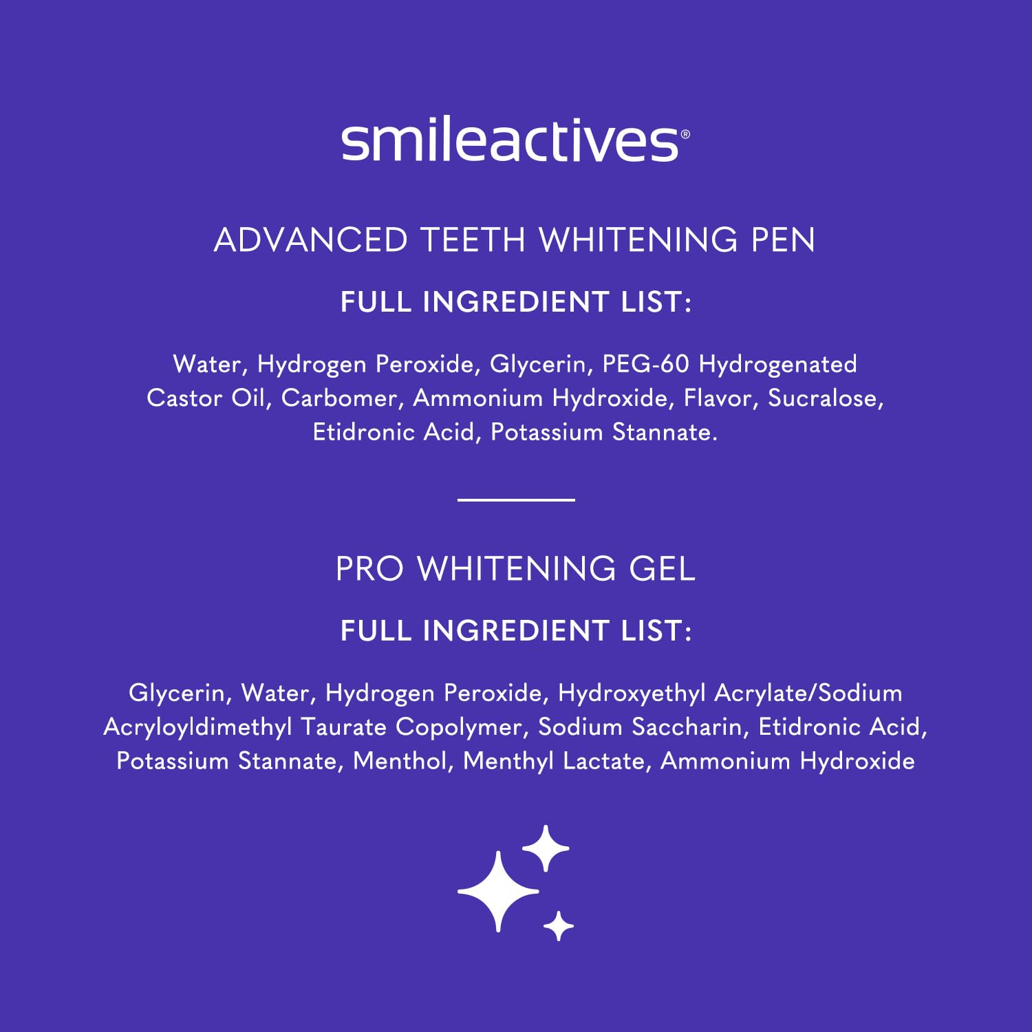 Smileactives Teeth Whitening Kit – Complete At-Home Whitening, Travel Size, 30-Day Kit